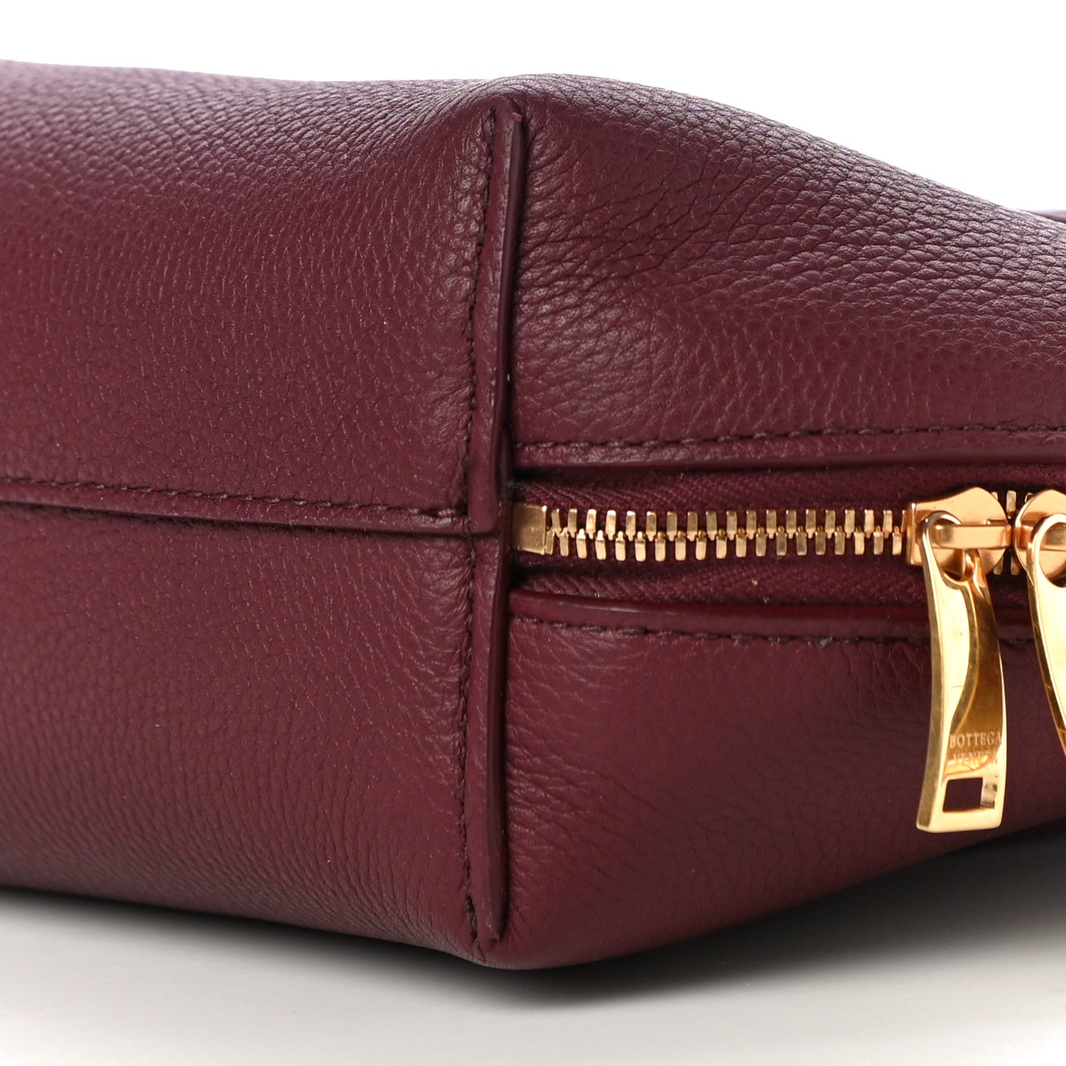 Bottega Veneta Grained Calfskin Swoop Bordeaux 10 of 11