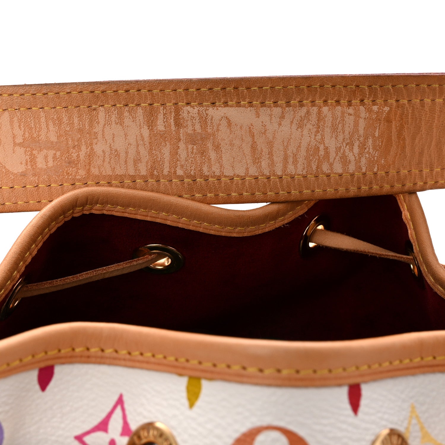 Louis Vuitton Monogram Multicolor Petit Noe White 10 of 10