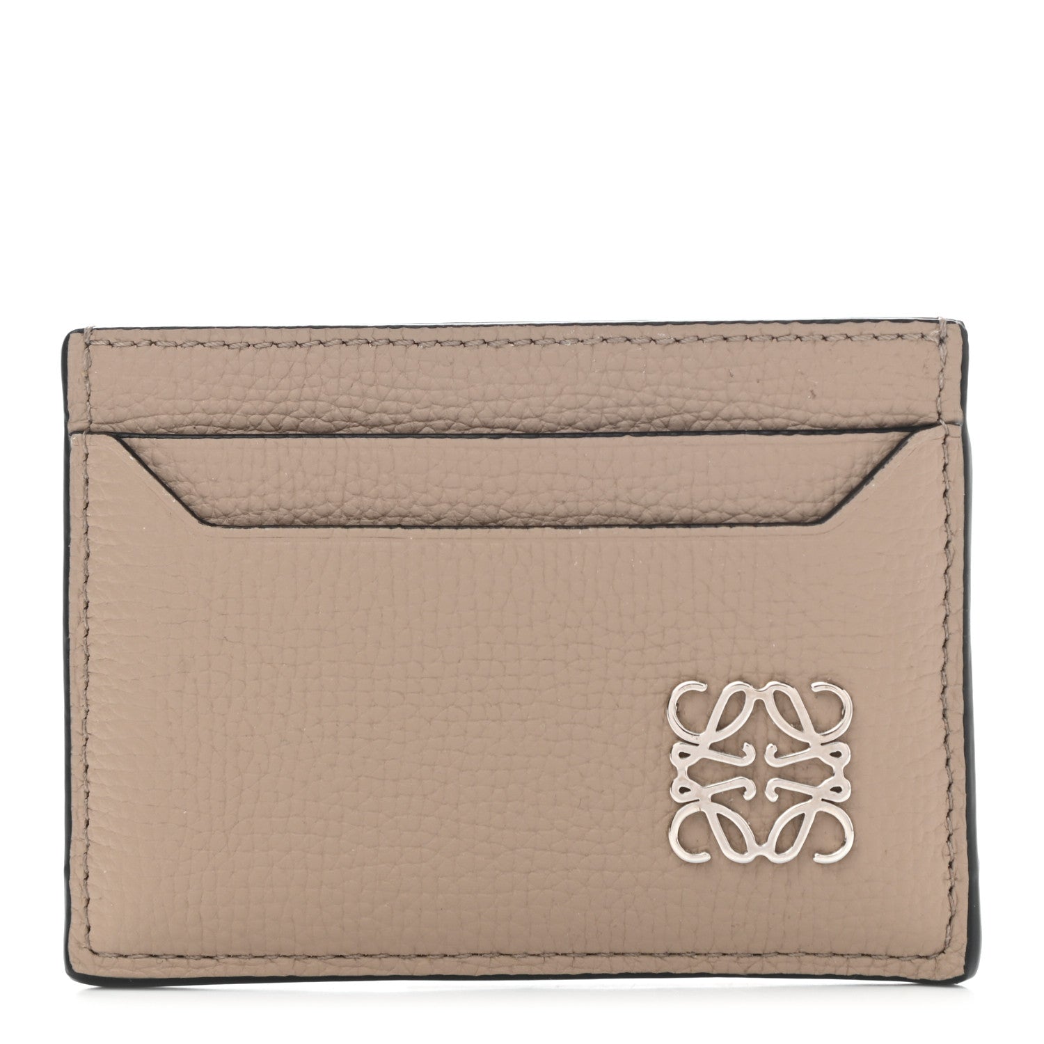 Loewe Soft Grained Calfskin Anagram Card Holder Sand 1 of 8