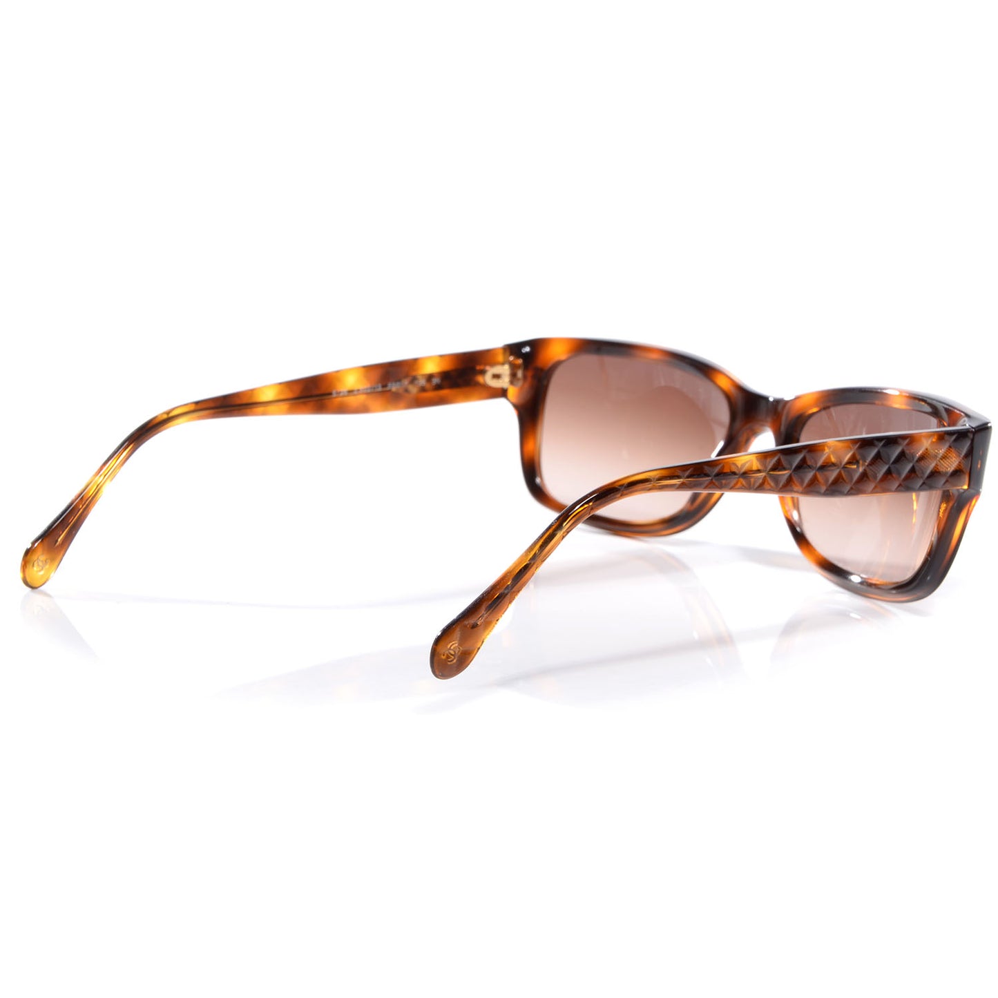 Tortoise Quilted CC Sunglasses 5126