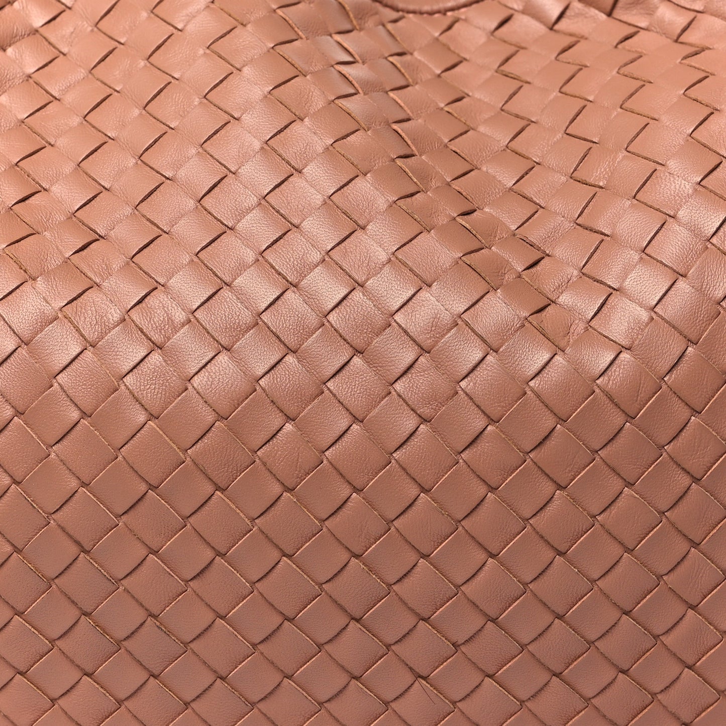 Nappa Intrecciato Medium Veneta Hobo Deco Rose