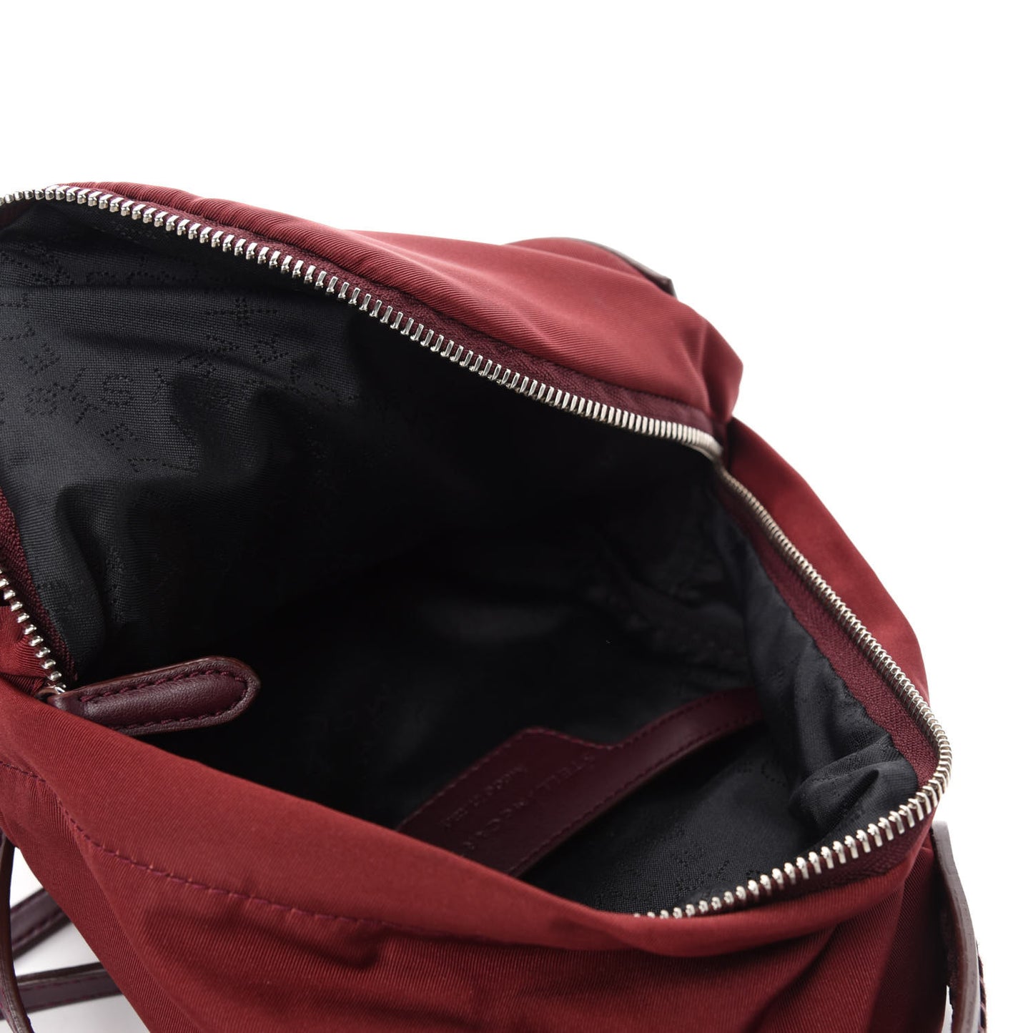 Nylon Eco Alter Nappa Mini Falabella GO Backpack Burgundy