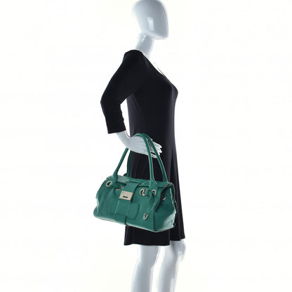 Jimmy Choo Grainy Calfskin Small Ramona Satchel Green 2 of 25