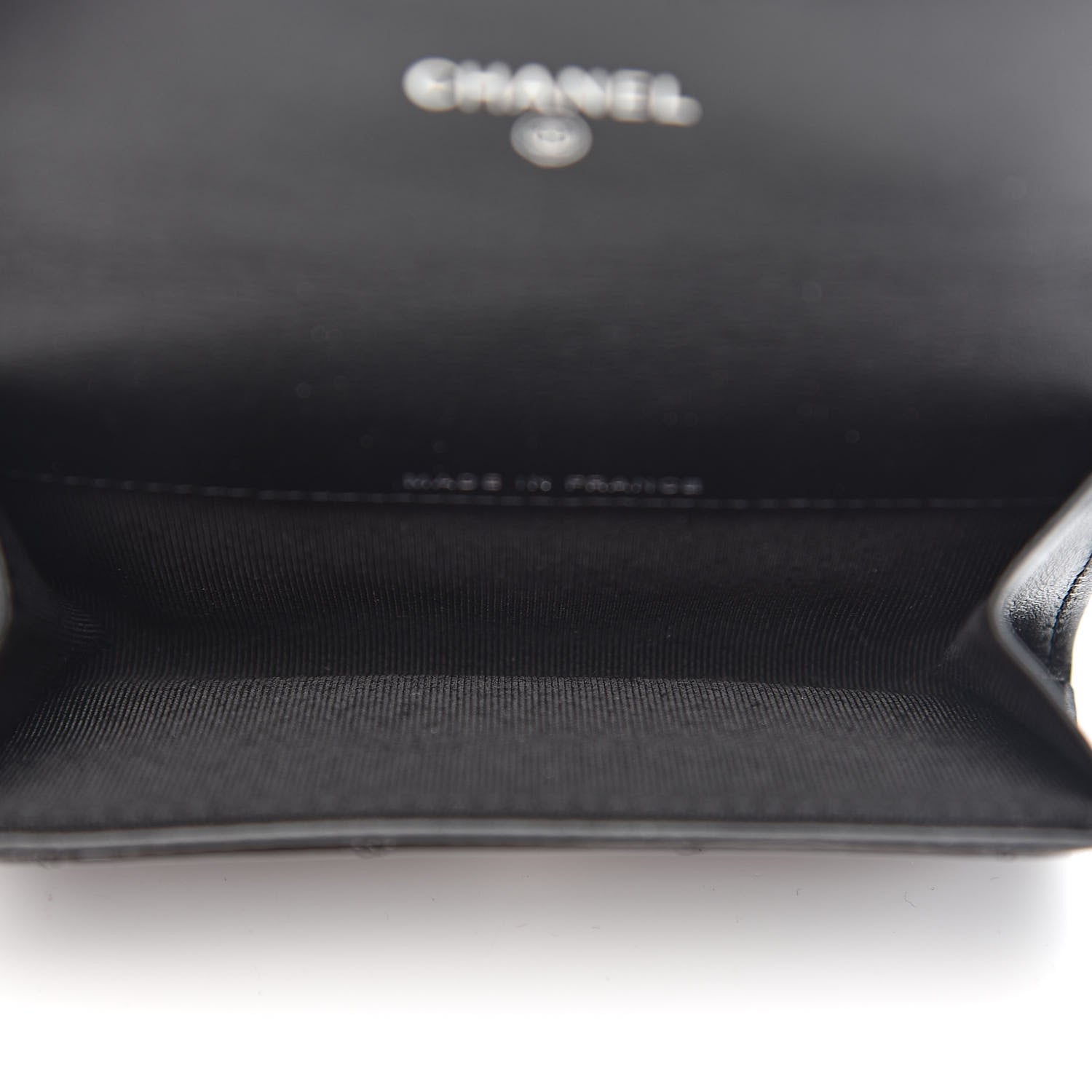 Chanel Patent Quilted Reissue Flap Card Holder So Black 5 of 9