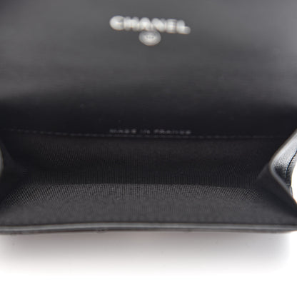 Chanel Patent Quilted Reissue Flap Card Holder So Black 5 of 9