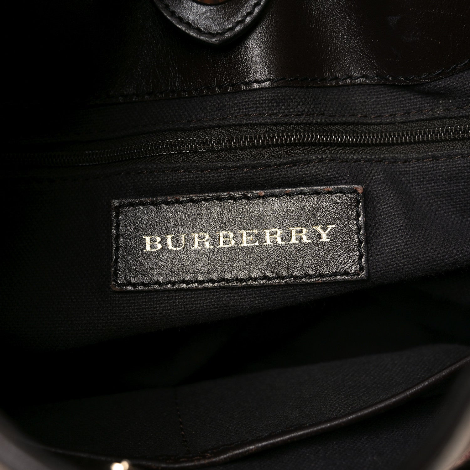 Burberry Haymarket Check Medium Willenmore Hobo Chocolate 6 of 9