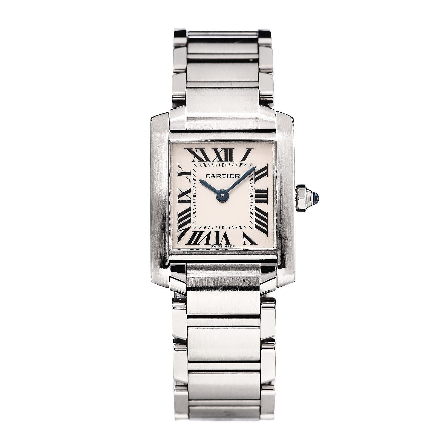 Cartier Stainless Steel 20mm Tank Francaise Quartz Watch 1 of 6