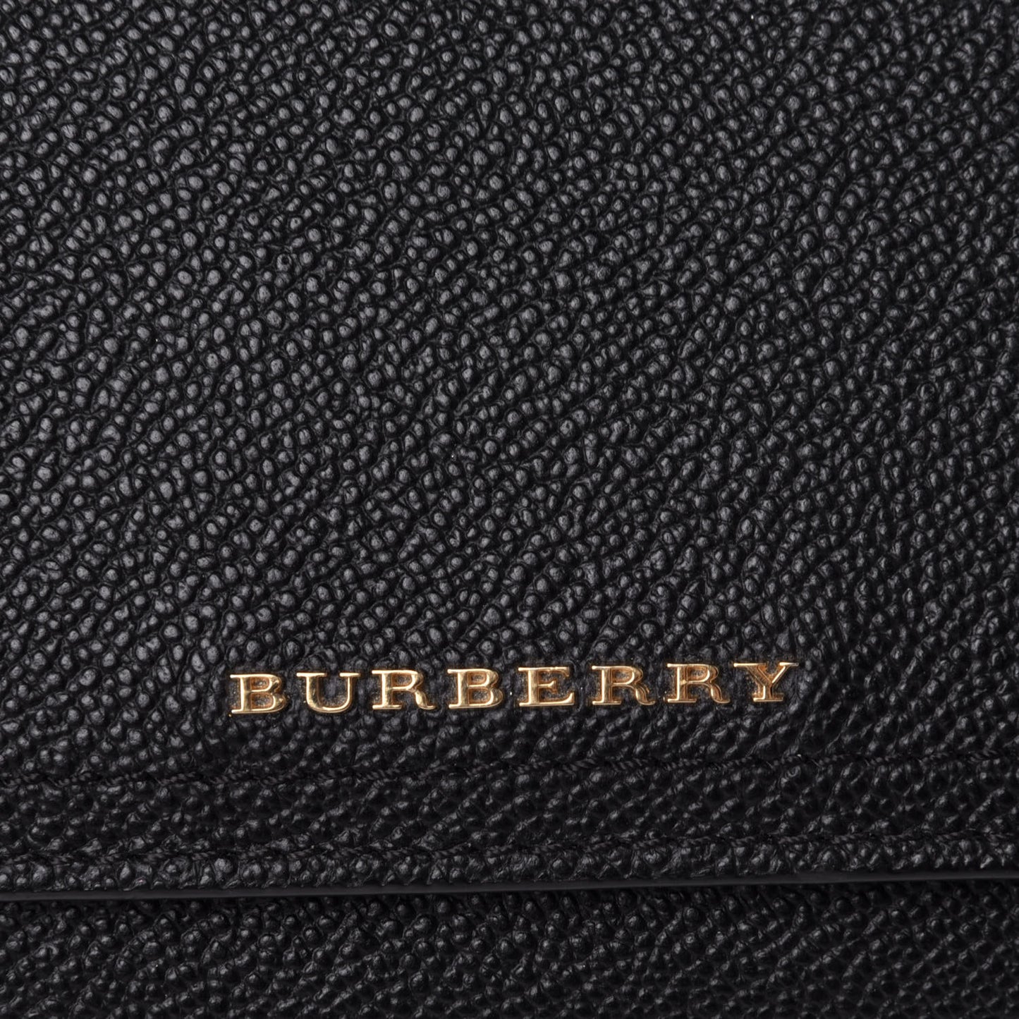 Grain Calfskin Continental Flap Wallet Black