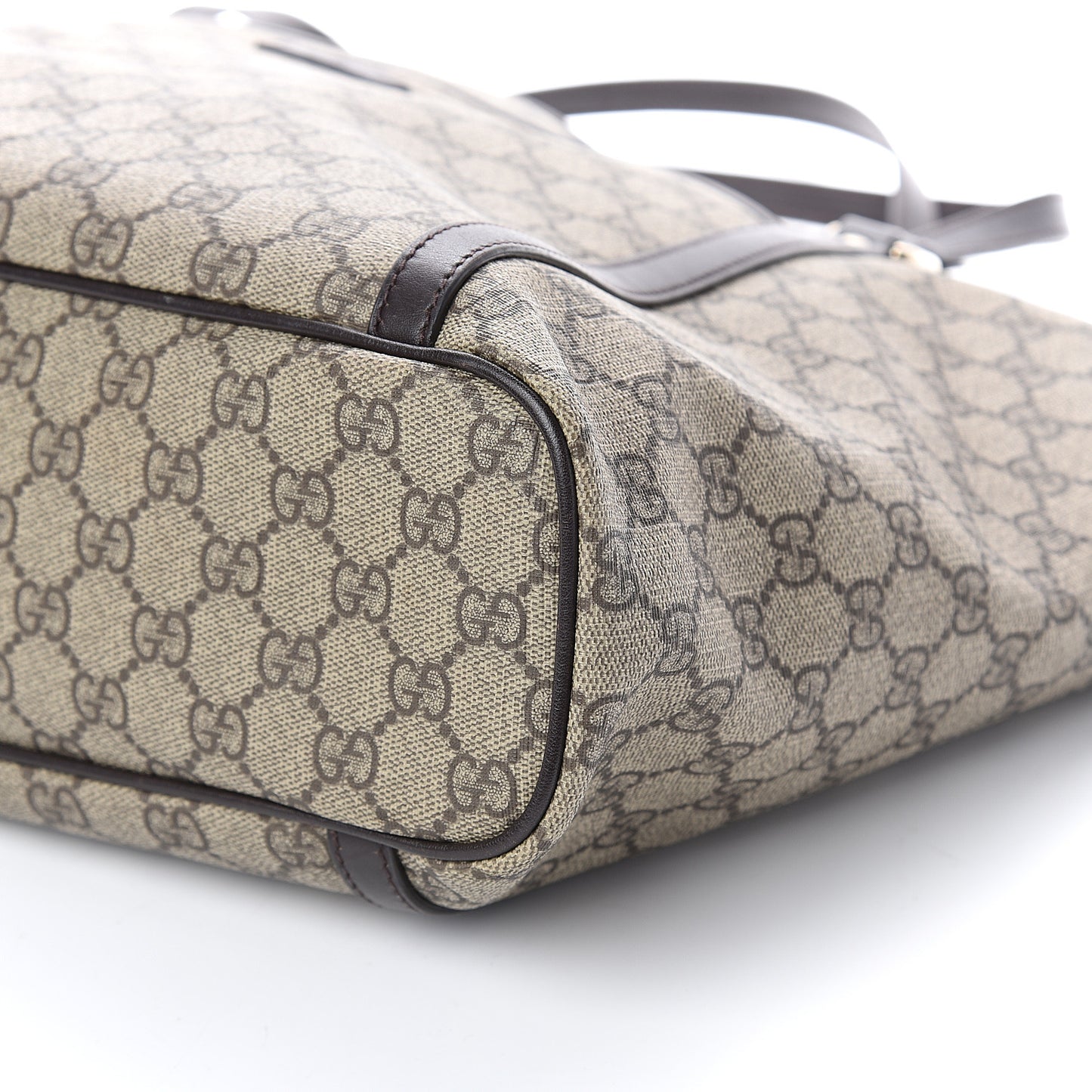 GG Supreme Monogram Medium Joy Tote Brown