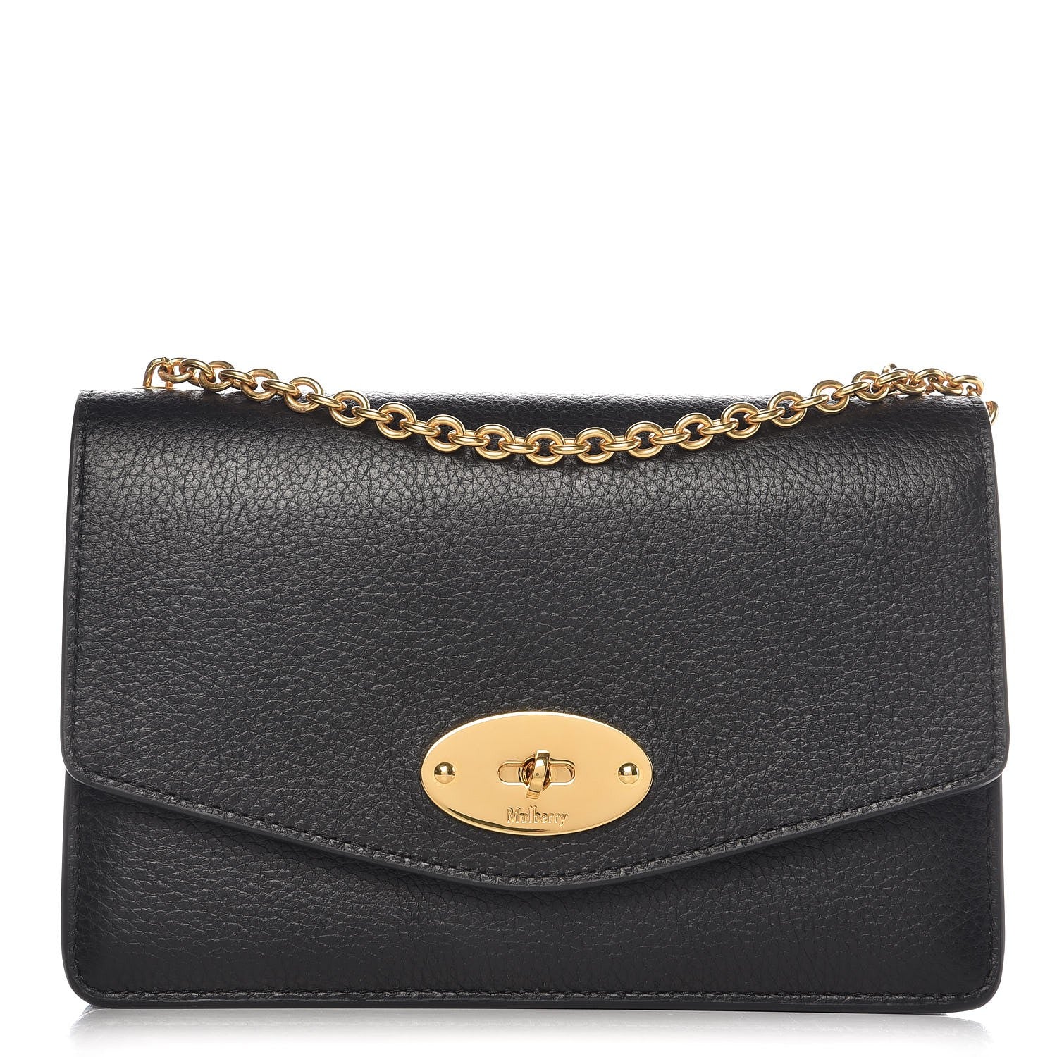 Mulberry Classic Grain Calfskin Small Darley Black 1 of 6