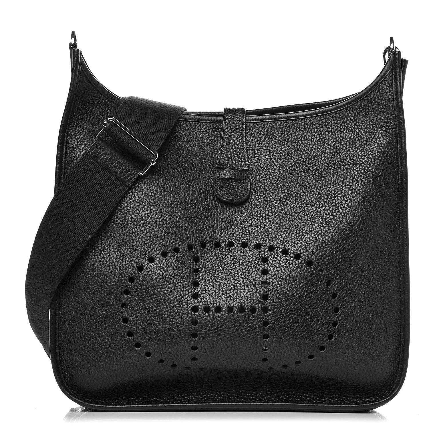 Hermes Taurillon Clemence Evelyne III GM Black 1 of 9