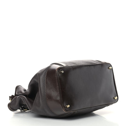 Burberry Grainy Calfskin Medium Golderton Tote Dark Chocolate 5 of 18