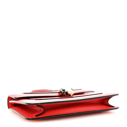 Bulgari Calfskin Serpenti Forever Crossbody Bag Red 4 of 9