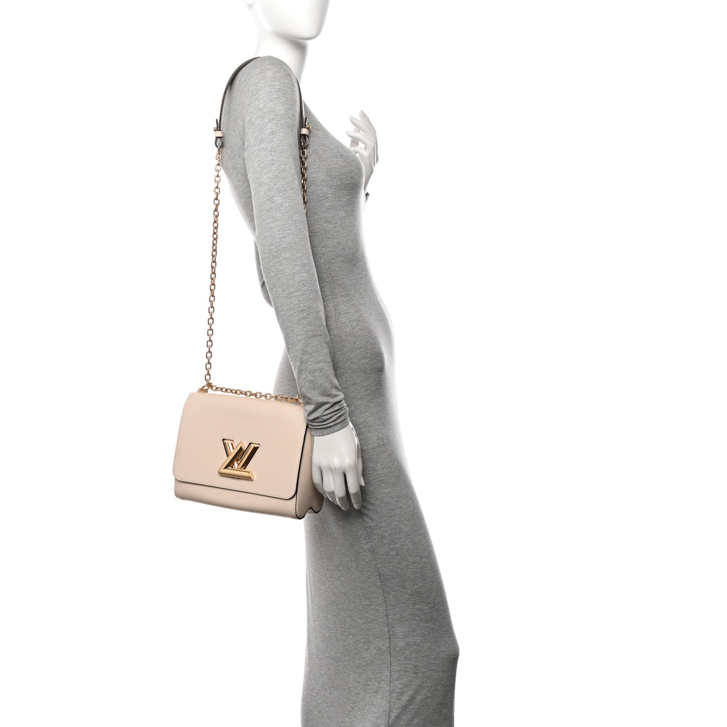 Epi Twist Shoulder Bag MM Quartz