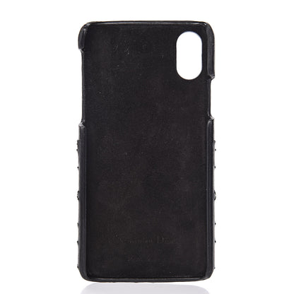 Christian Dior Lambskin Cannage Lady Dior Tech iPhone X XS Case Black 5 of 9