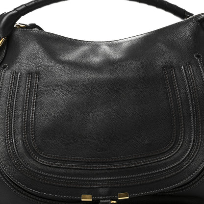 Chloe Calfskin Large Marcie Satchel Black 6 of 8