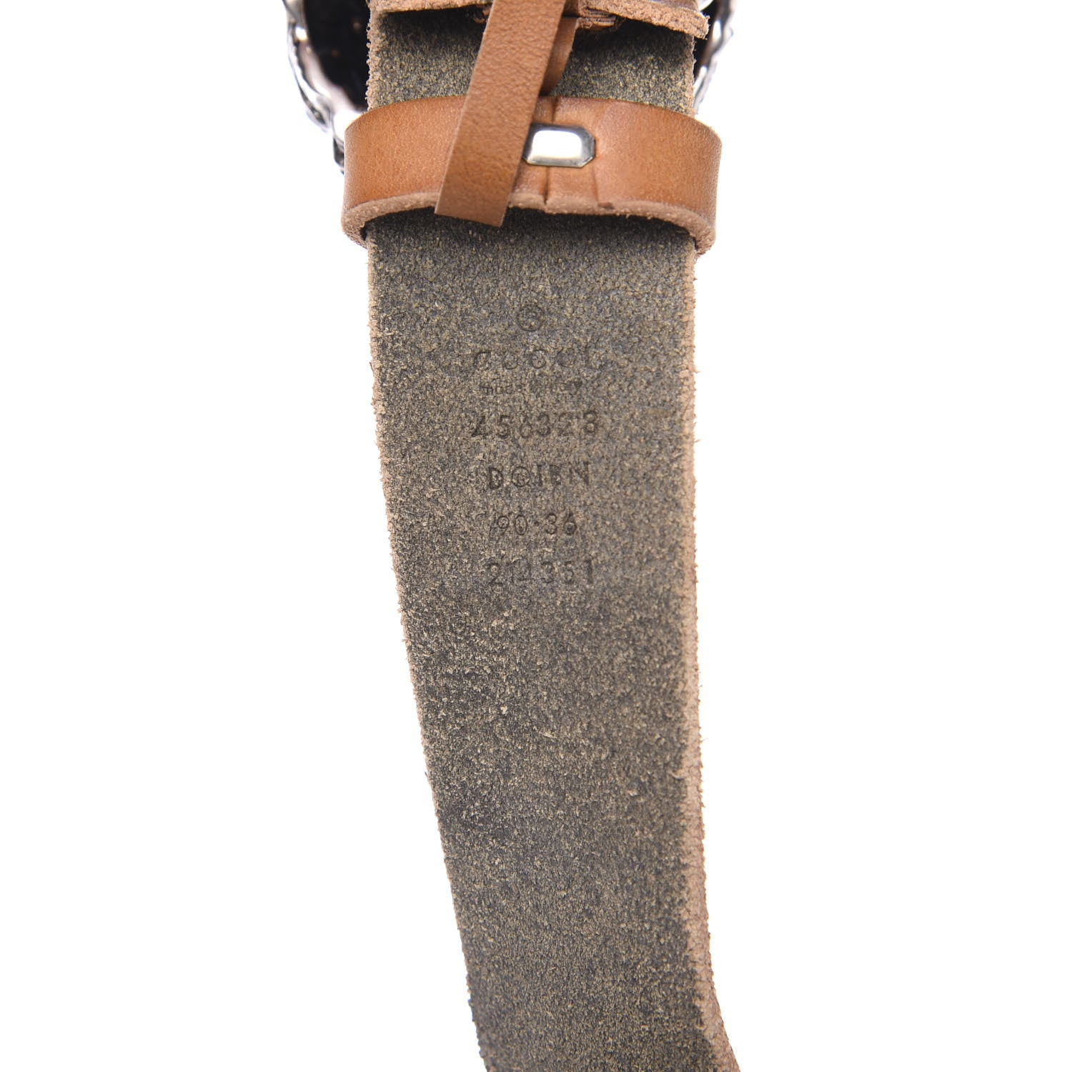 Gucci Calfskin Braided Dionysus Belt 90 36 Cuir 3 of 4