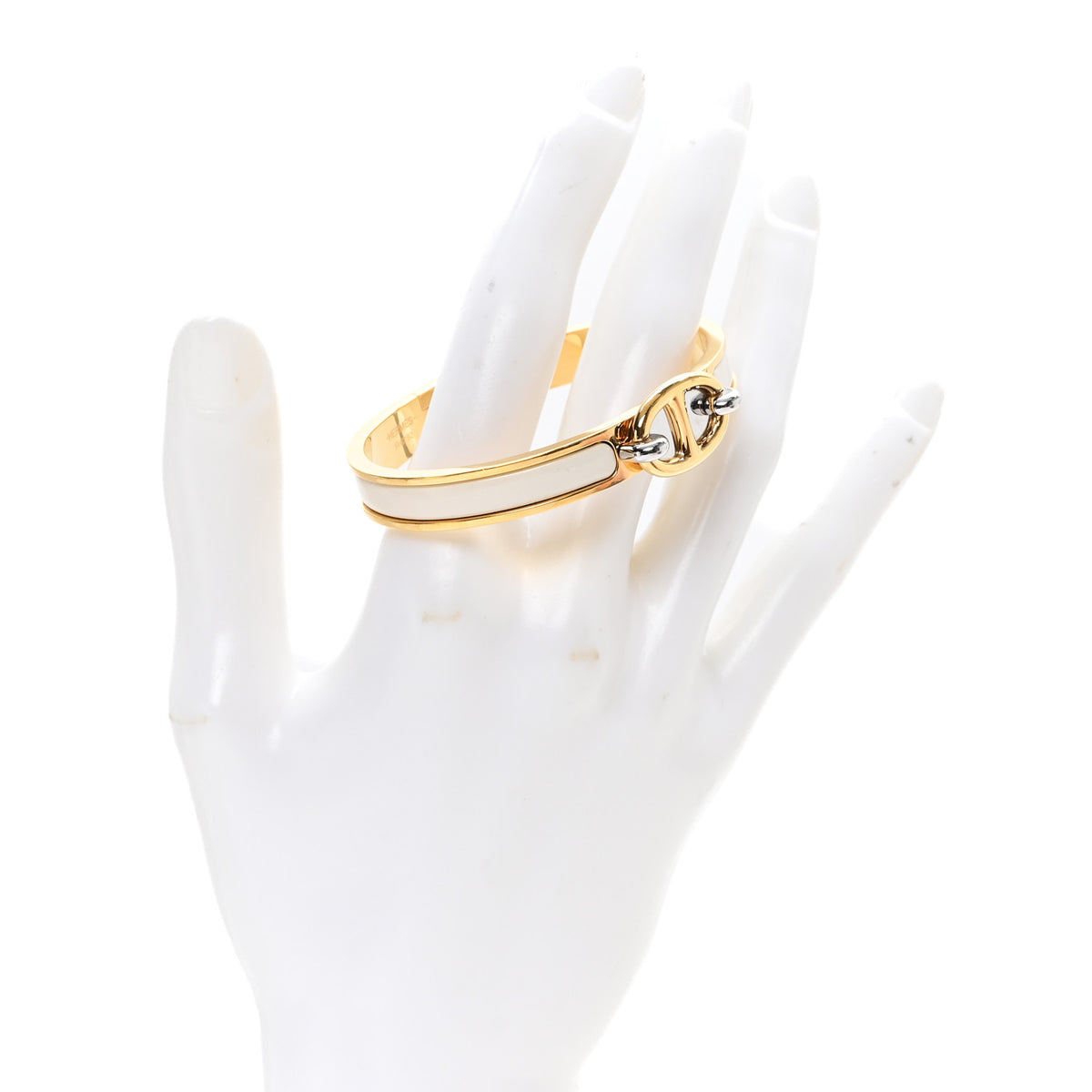 Enamel Mini Farandole Clic Chaine d'Ancre Bracelet PM Creme