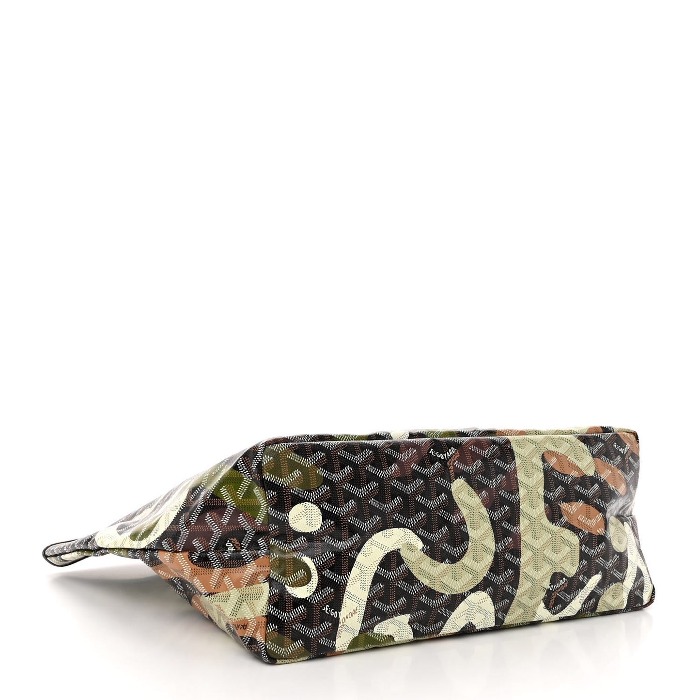 Goyardine Saint Louis Lettres Camouflage PM Black Green