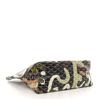 Goyard Goyardine Saint Louis Lettres Camouflage PM Black Green 5 of 11