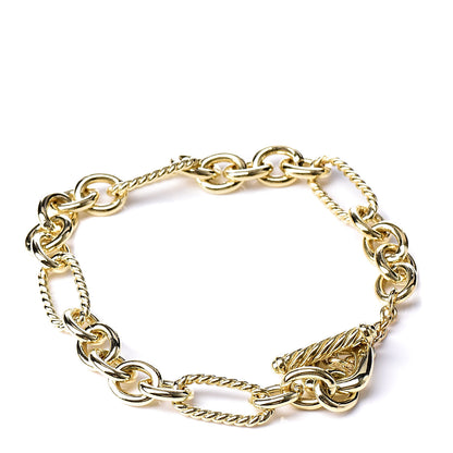 David Yurman 18K Yellow Gold Figaro Link Bracelet 3 of 4