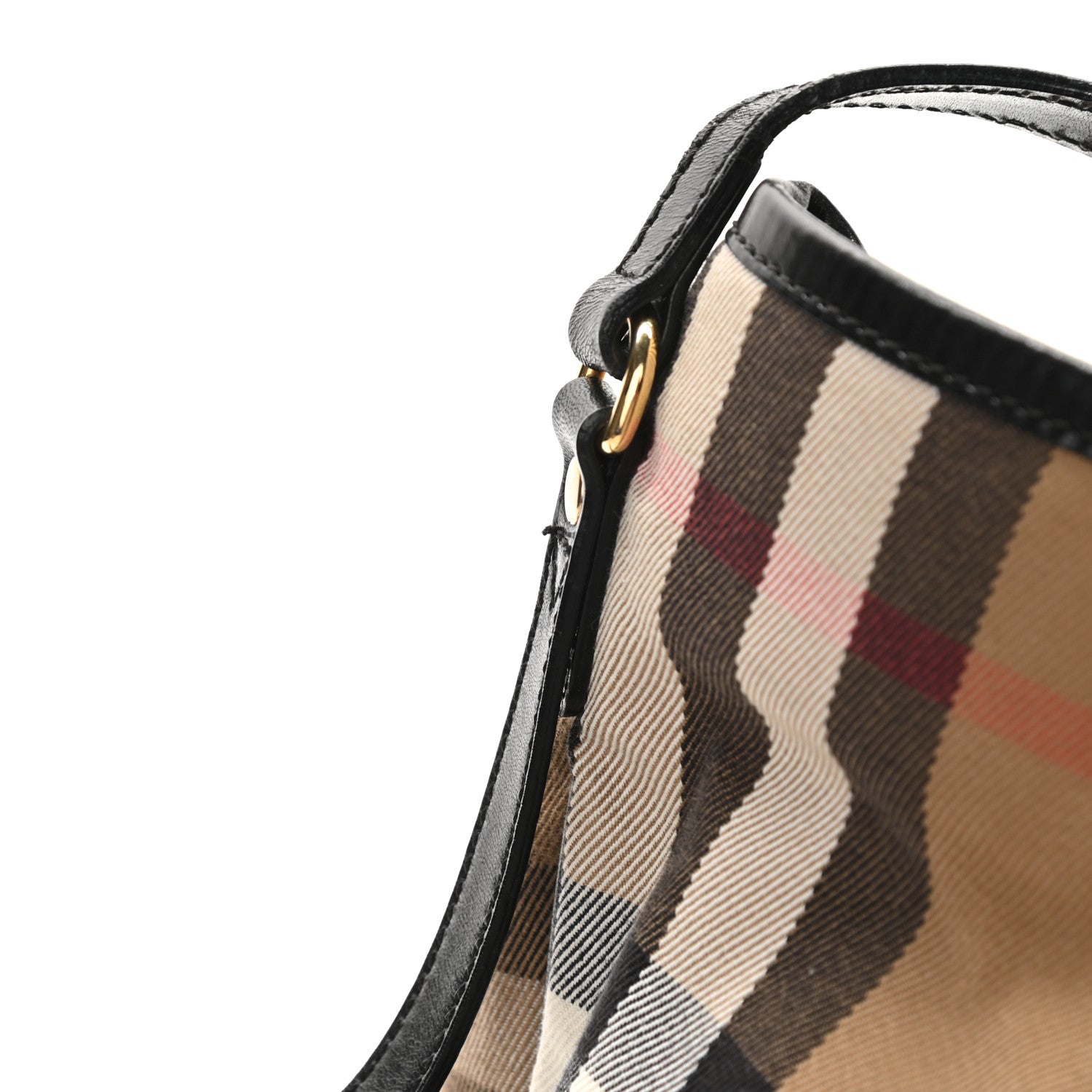 Burberry House Check Small Canterbury Tote Black 13 of 18