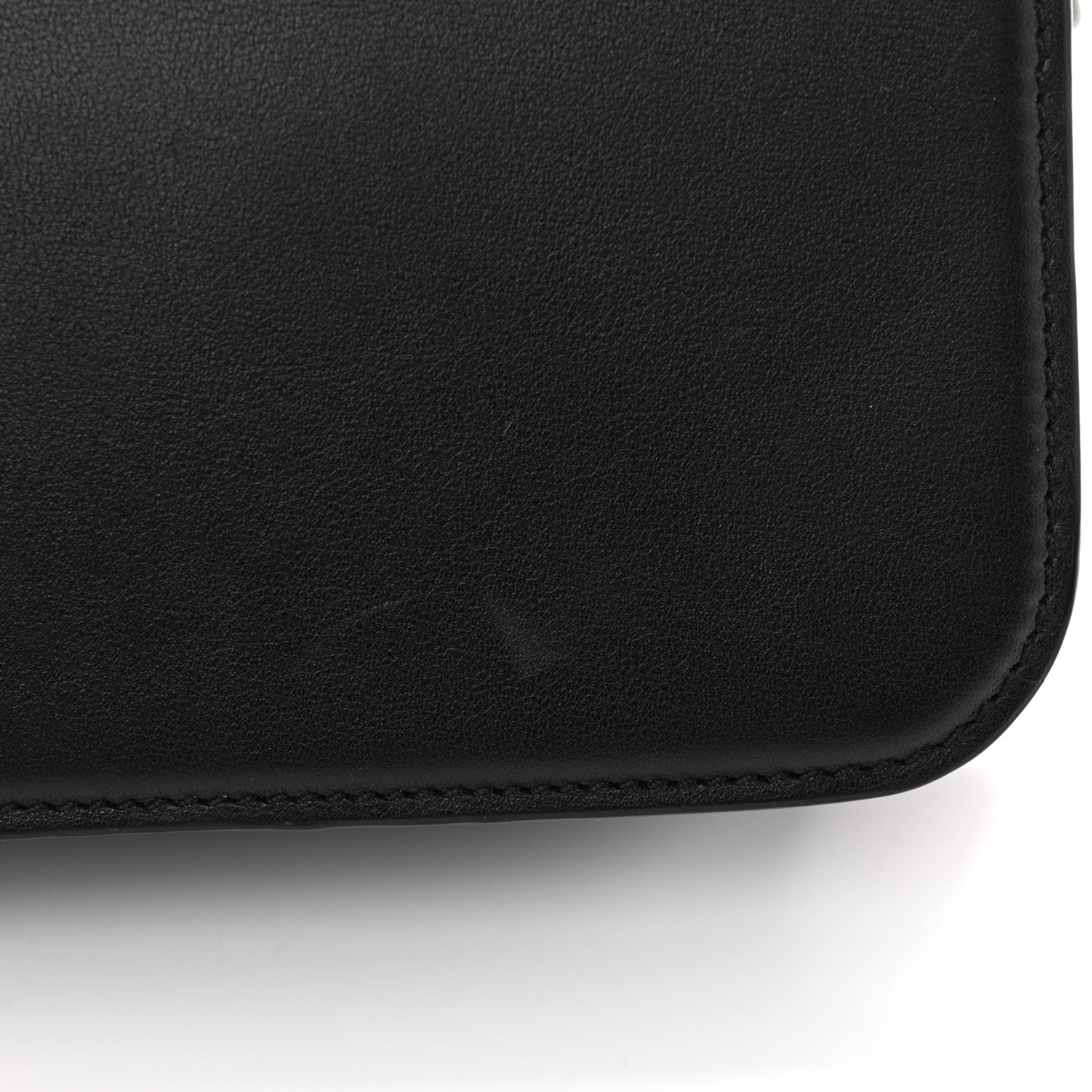 Calfskin Monochrome Vlogo Mini Loco Shoulder Bag Black