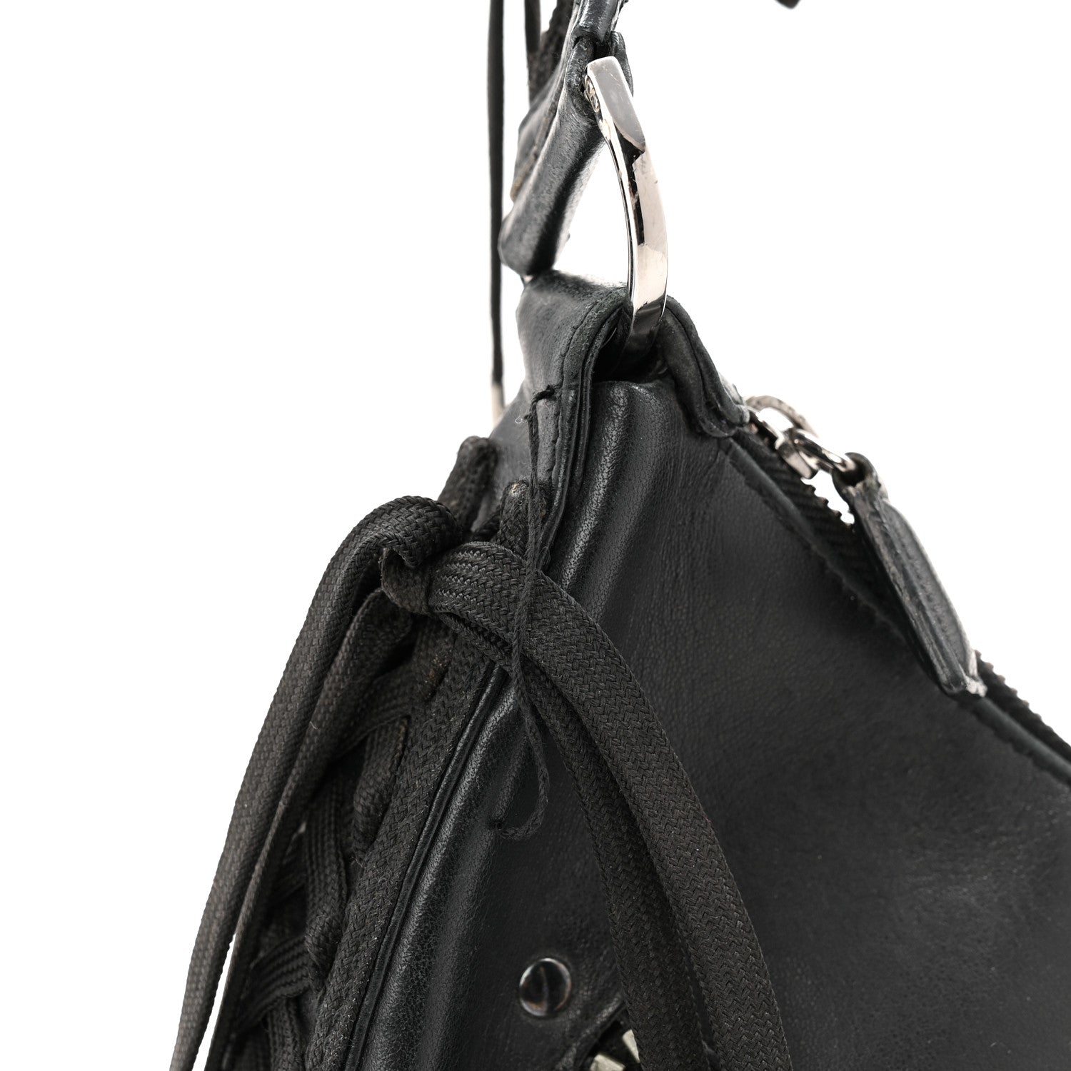 Christian Dior Calfskin Admit It Hobo Black 11 of 12