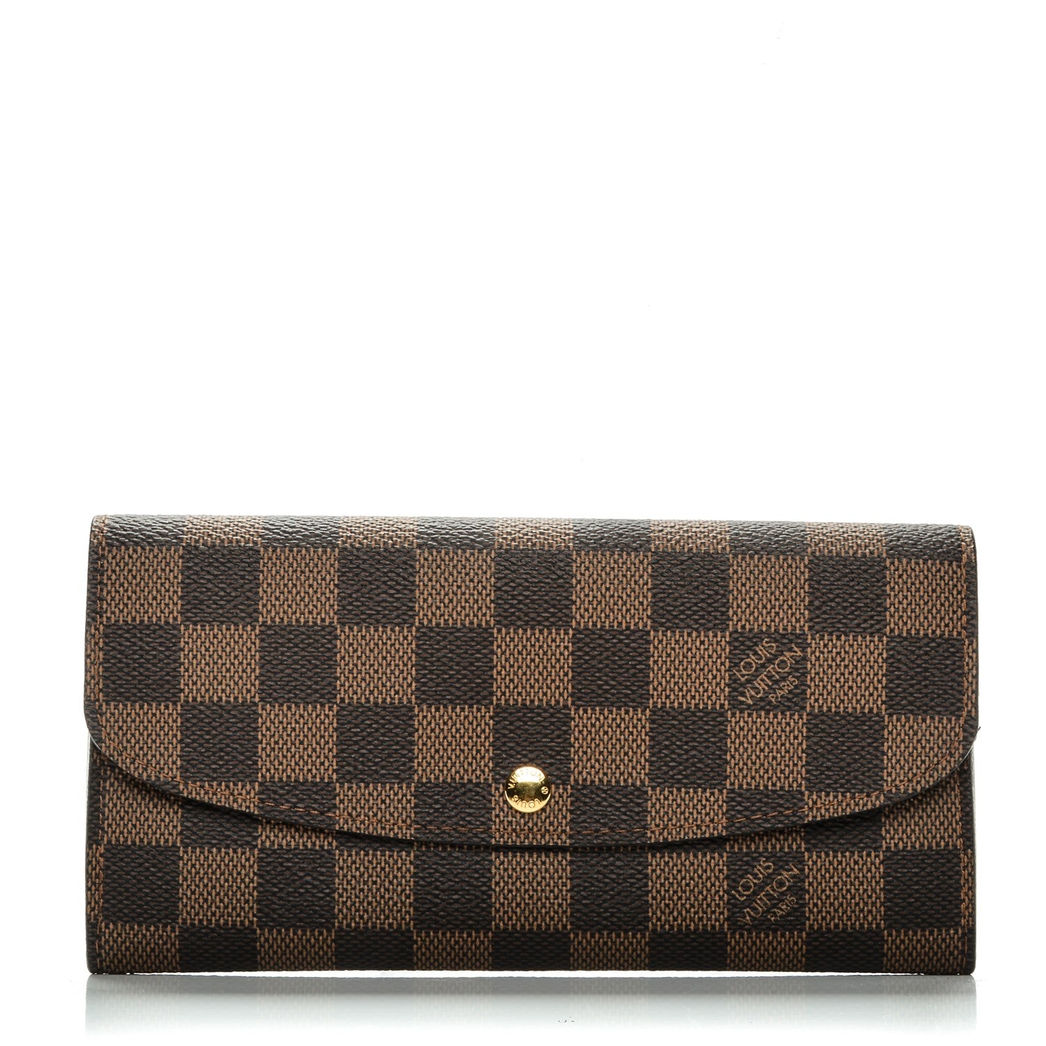Louis Vuitton Damier Ebene Emilie Wallet 1 of 8