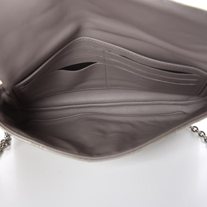 Christian Dior Patent Cannage New Lock Pouch Grey 7 of 9
