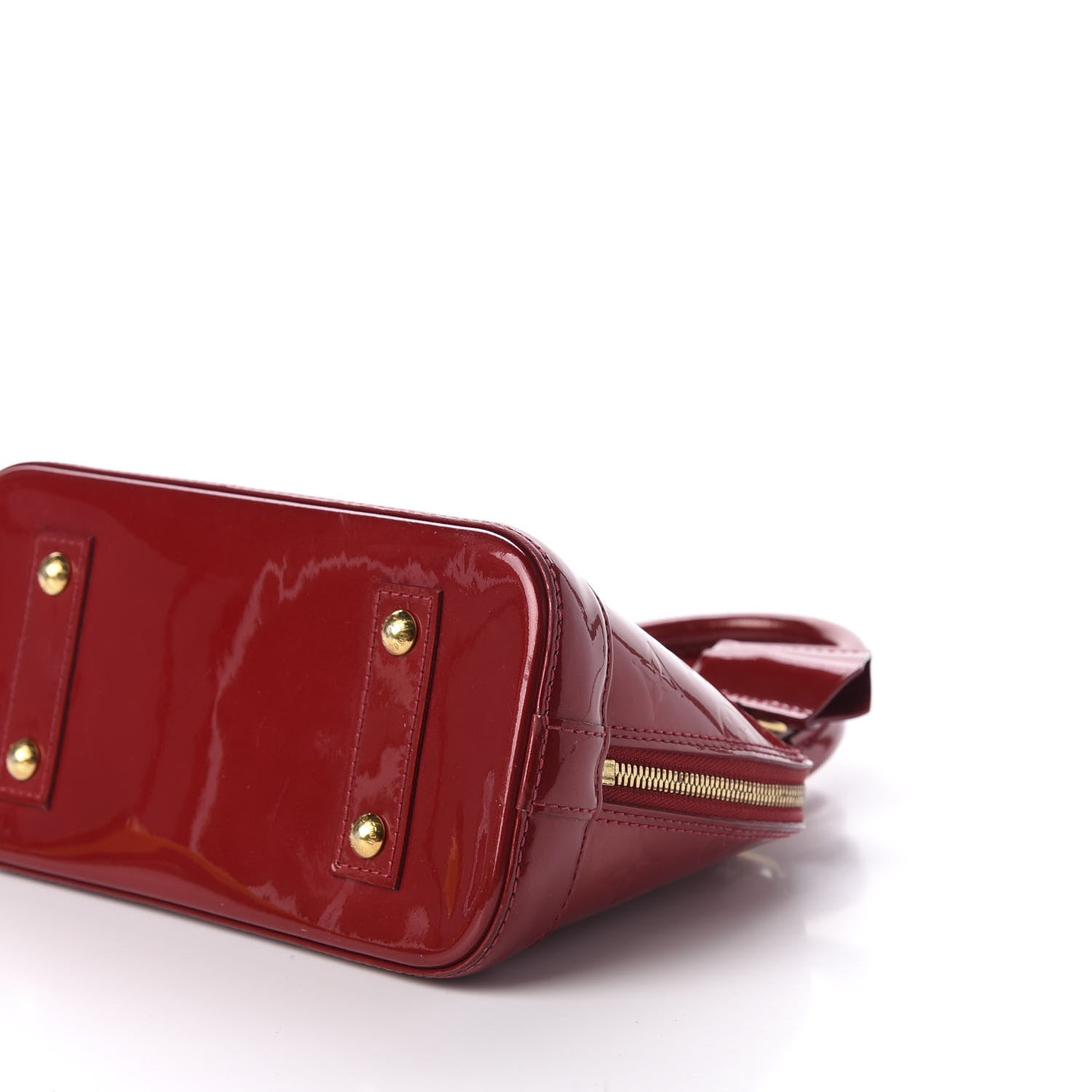 Louis Vuitton Vernis Alma BB Pomme D'Amour 6 of 8