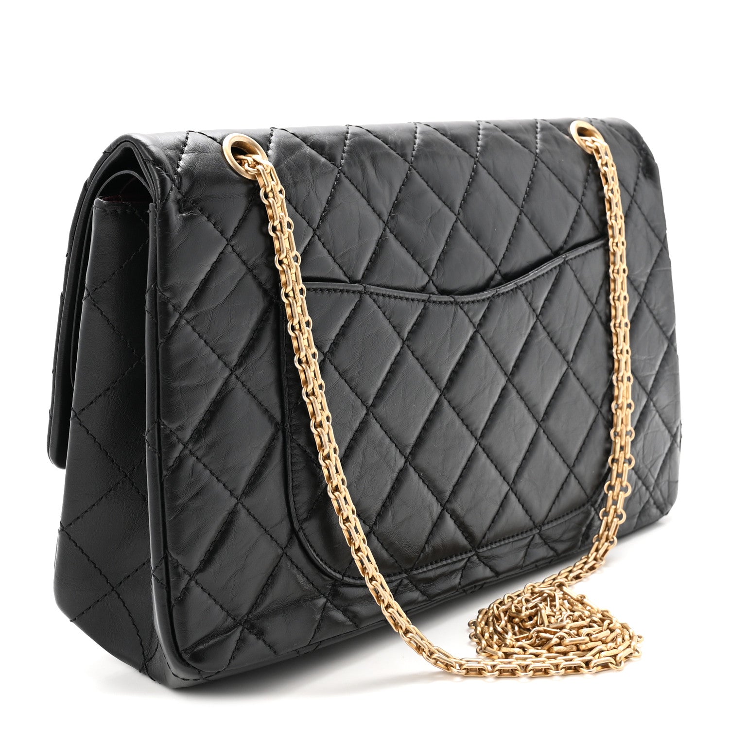 Chanel Aged Calfskin Quilted 2.55 Reissue 227 Flap Black 3 of 10