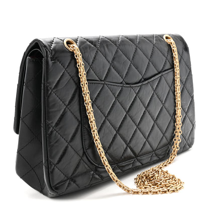 Chanel Aged Calfskin Quilted 2.55 Reissue 227 Flap Black 3 of 10