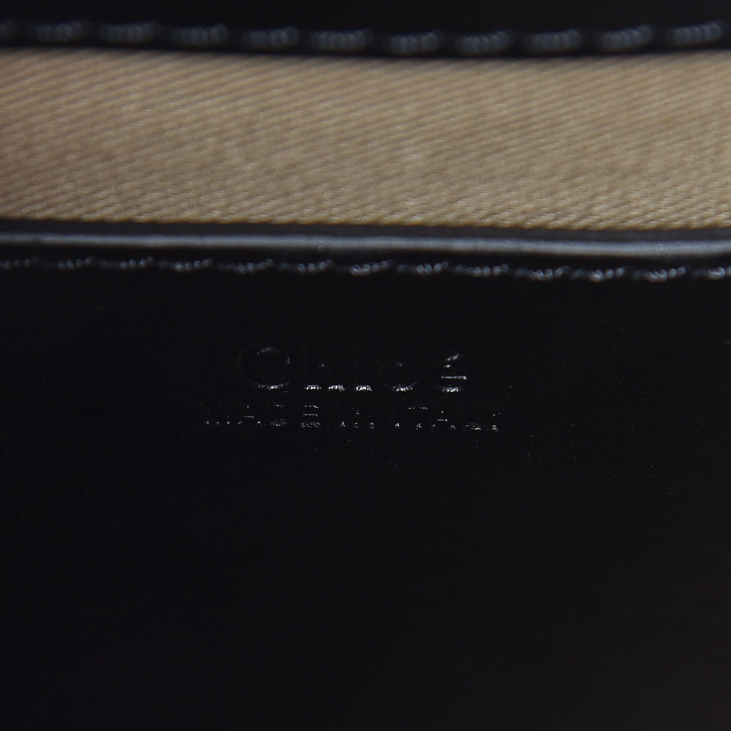 Chloe Shiny Calfskin Mini Annie Shoulder Bag Black 6 of 9