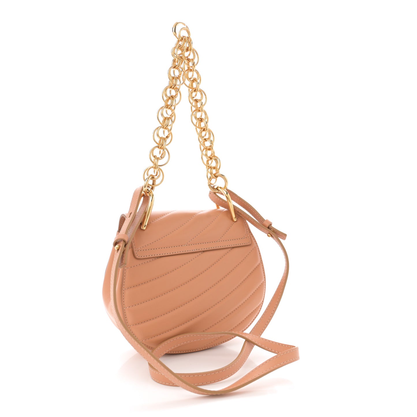 Calfskin Quilted Mini Drew Bijou Shoulder Bag Blushy Pink