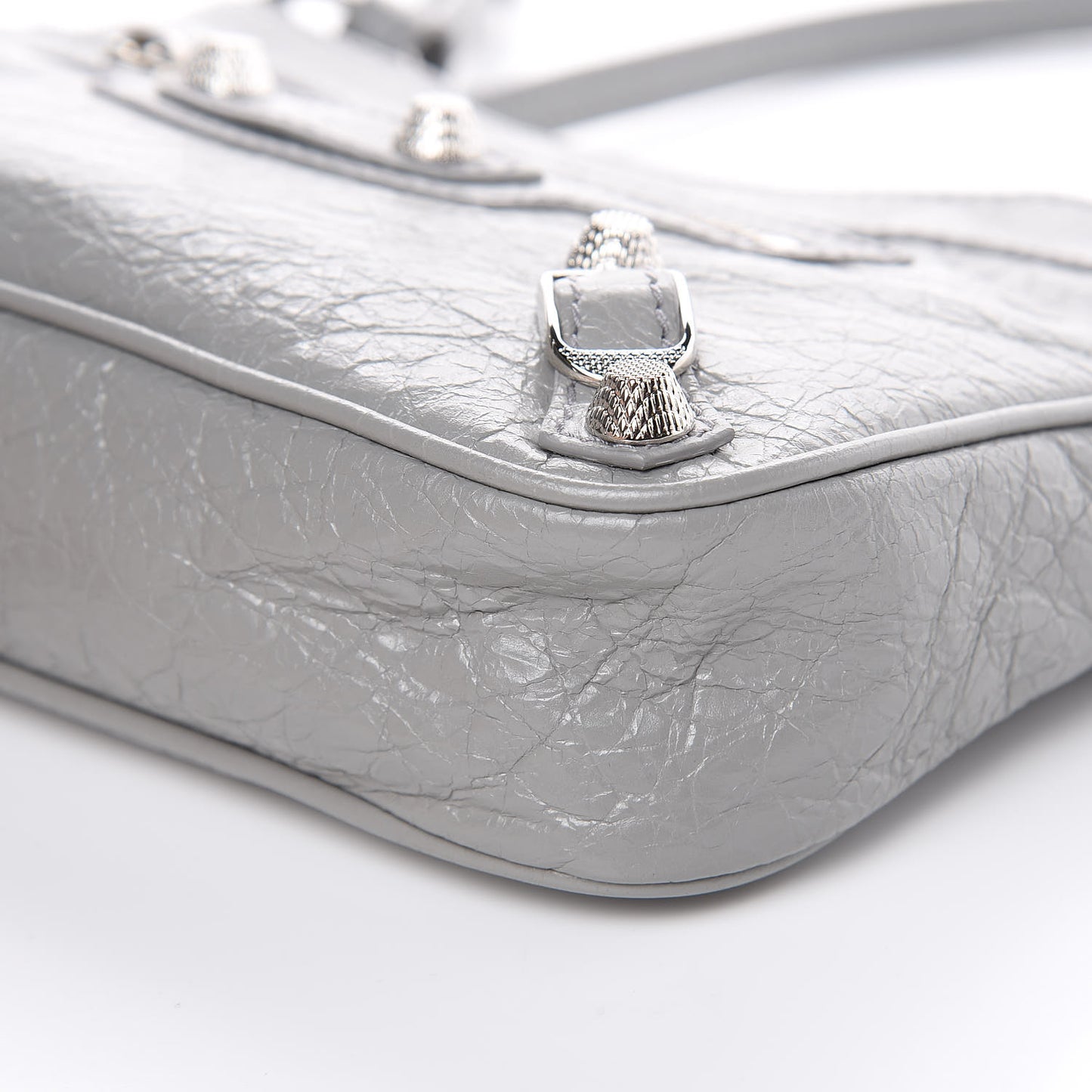 Agneau Giant 12 Silver Hardware Hip Gris Haussmannien