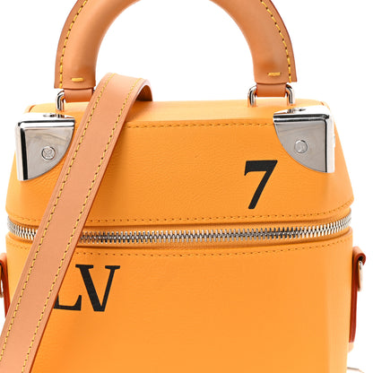 Louis Vuitton Calfskin N°7 Vertical Box Trunk Yellow 6 of 8