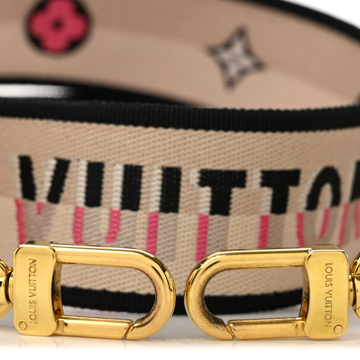 Louis Vuitton Jacquard Speedy Bandouliere 20 Shoulder Strap Black 3 of 6