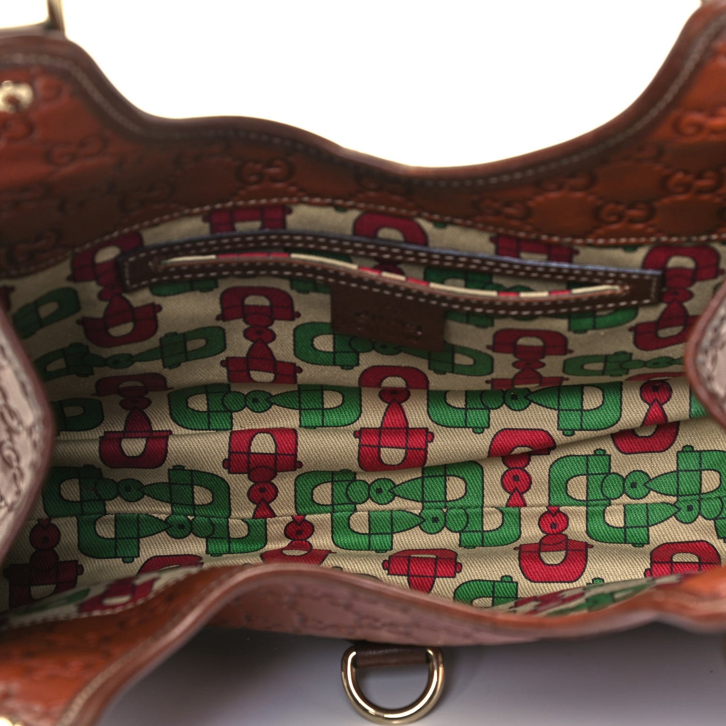 Guccissima Small Joy Shoulder Bag Brown