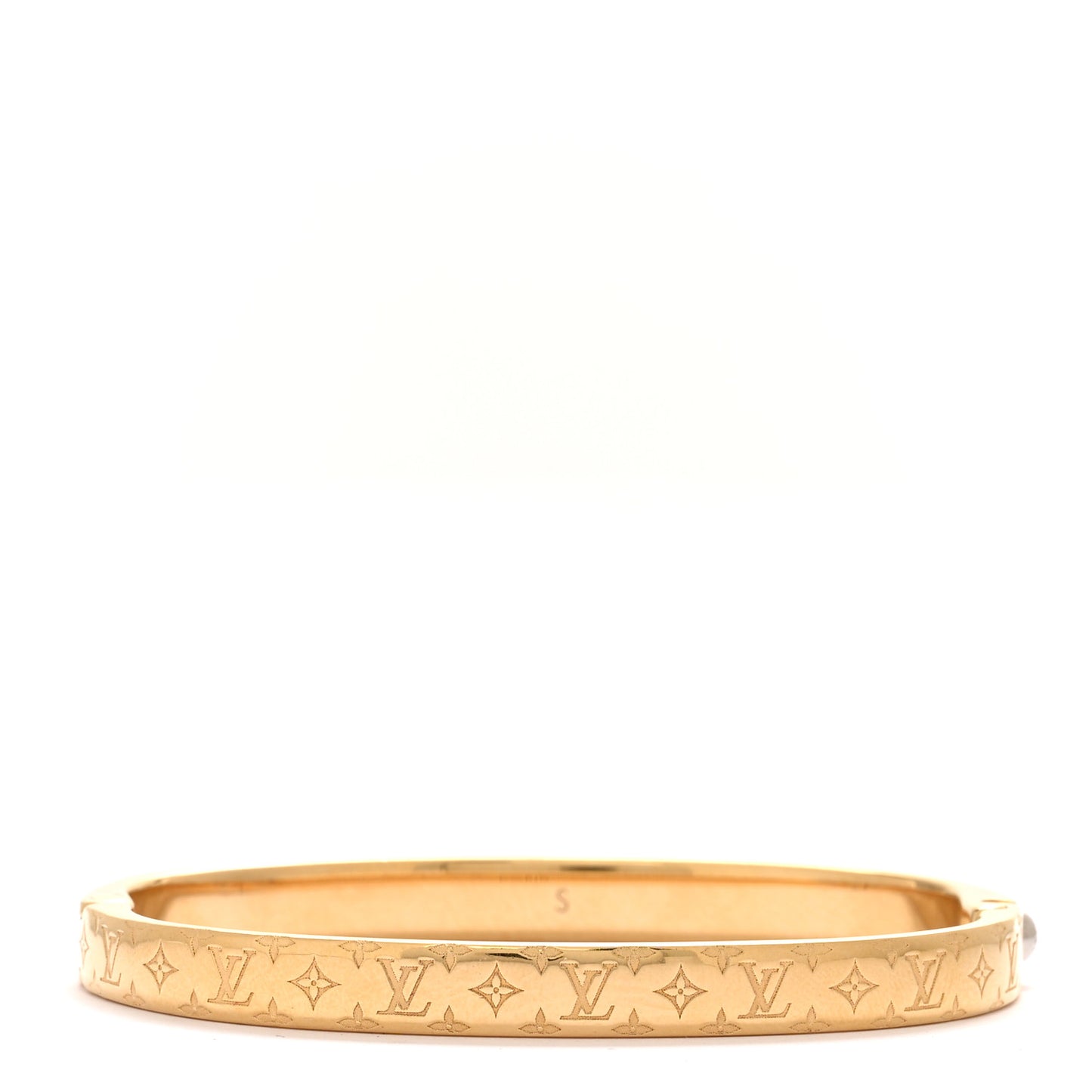 Brass Monogram Nanogram Bracelet S Gold