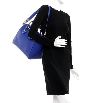 Givenchy Calfskin Ayers Trim Medium Antigona Blue 2 of 8