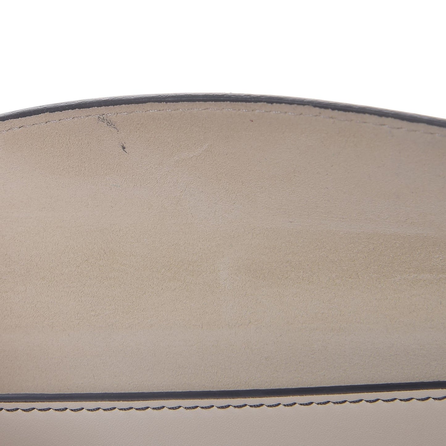 Calfskin J'Adior Chain Flap Bag Off White