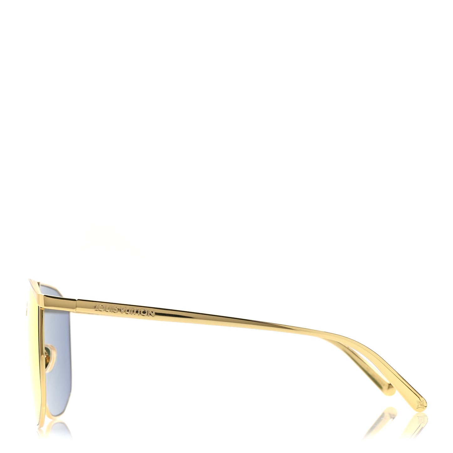 Metal LV Golden Mask Sunglasses Z2727U Gold