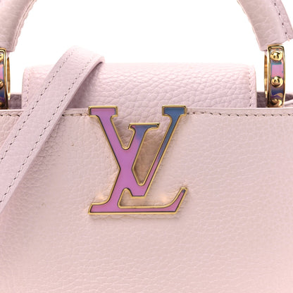 Louis Vuitton Taurillon LV Ski Capucines Mini Pearly Lilac 8 of 14