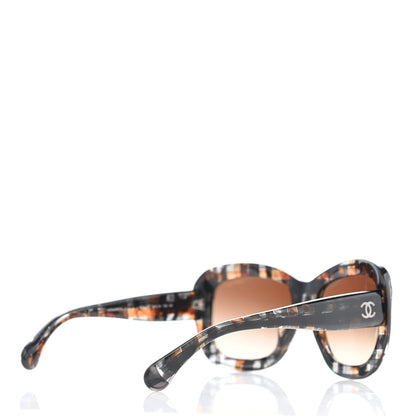Chanel Acetate Square Plaid Frame Sunglasses 5324 Grey 4 of 4
