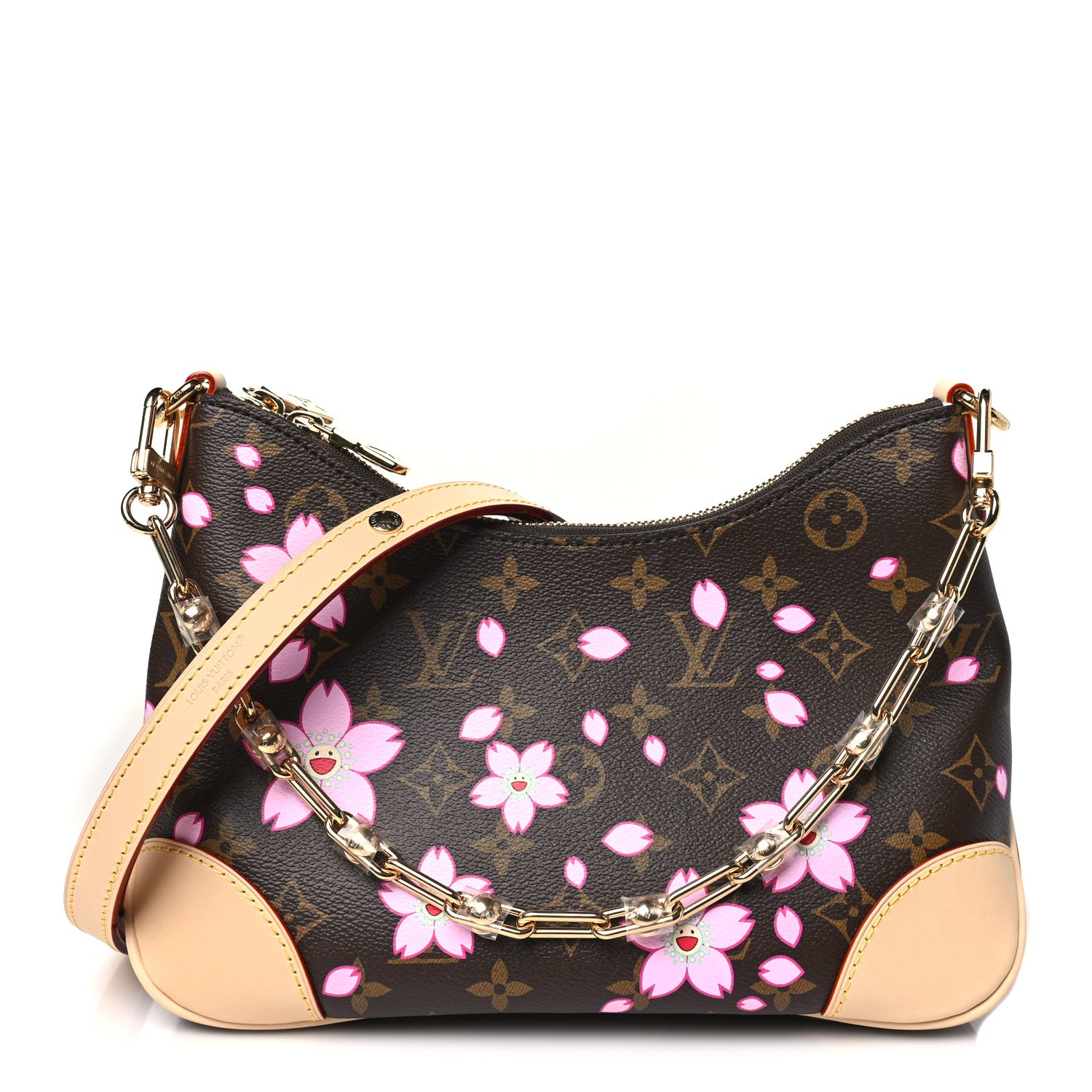 Louis Vuitton LV X TM Monogram Cherry Blossom Boulogne Sakura Brown 1 of 10