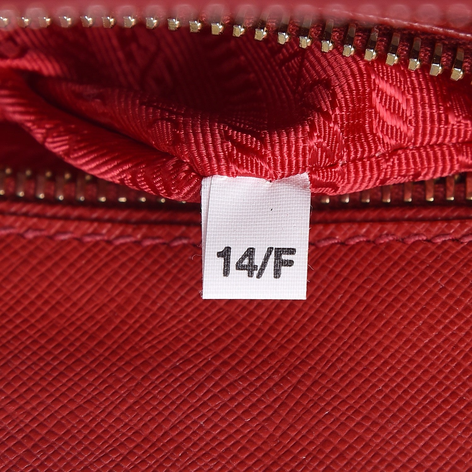 Prada Saffiano Mini Galleria Double Zip Tote Fuoco 6 of 13
