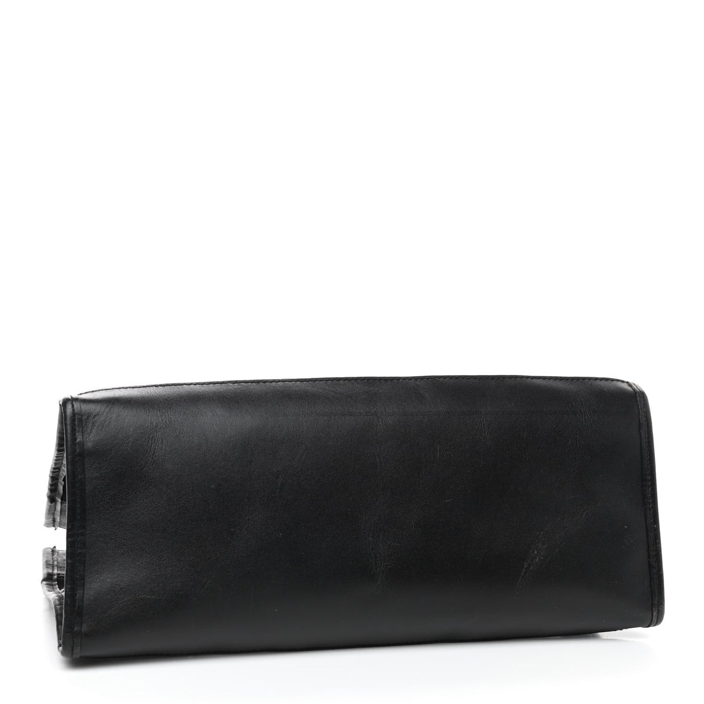 Calfskin Mesh FF Shoulder Tote Black
