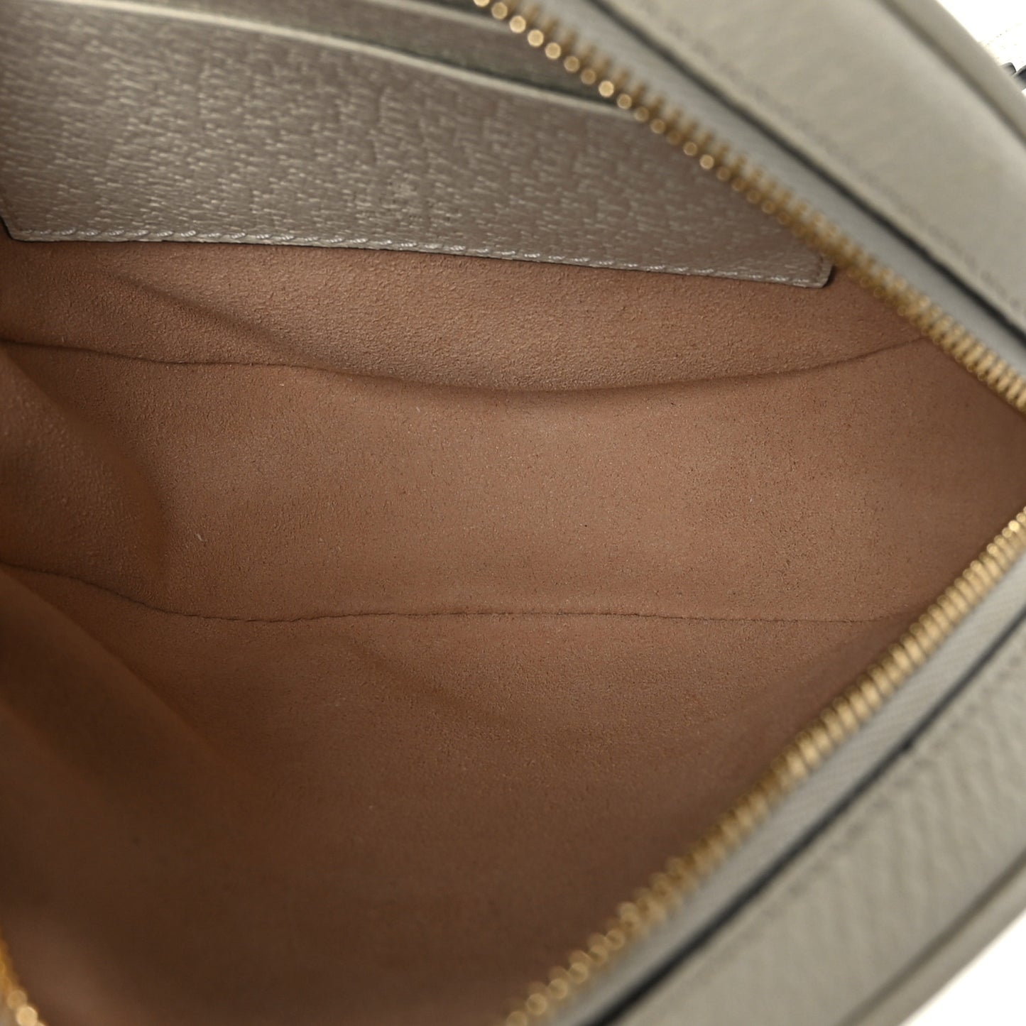 Textured Calfskin Web Mini Ophidia Round Backpack Mystic White
