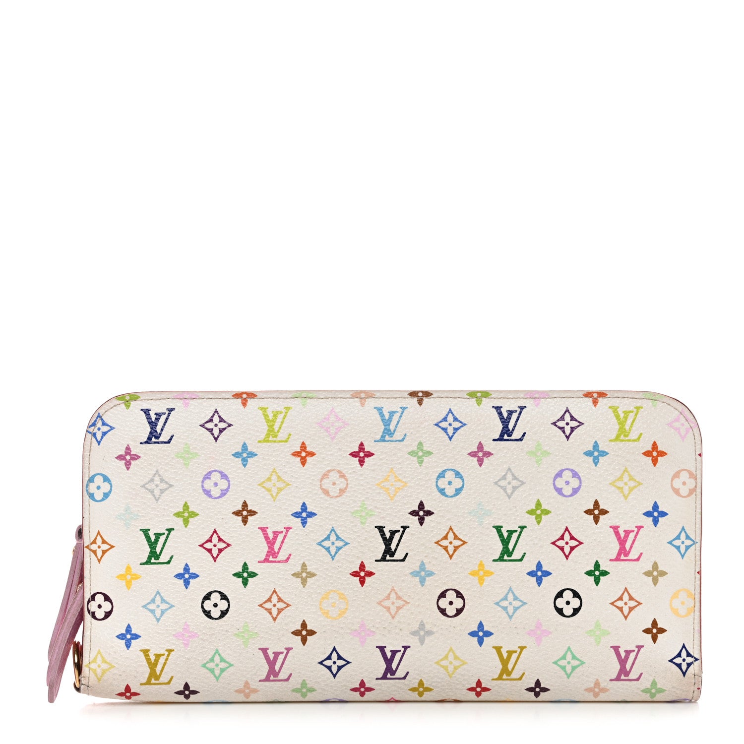 Louis Vuitton Monogram Multicolor Insolite Wallet White Litchi 1 of 7